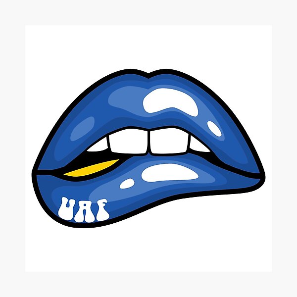 Item preview, UAF University of Alaska Fairbanks Lips designed and sold by kkosmicki.