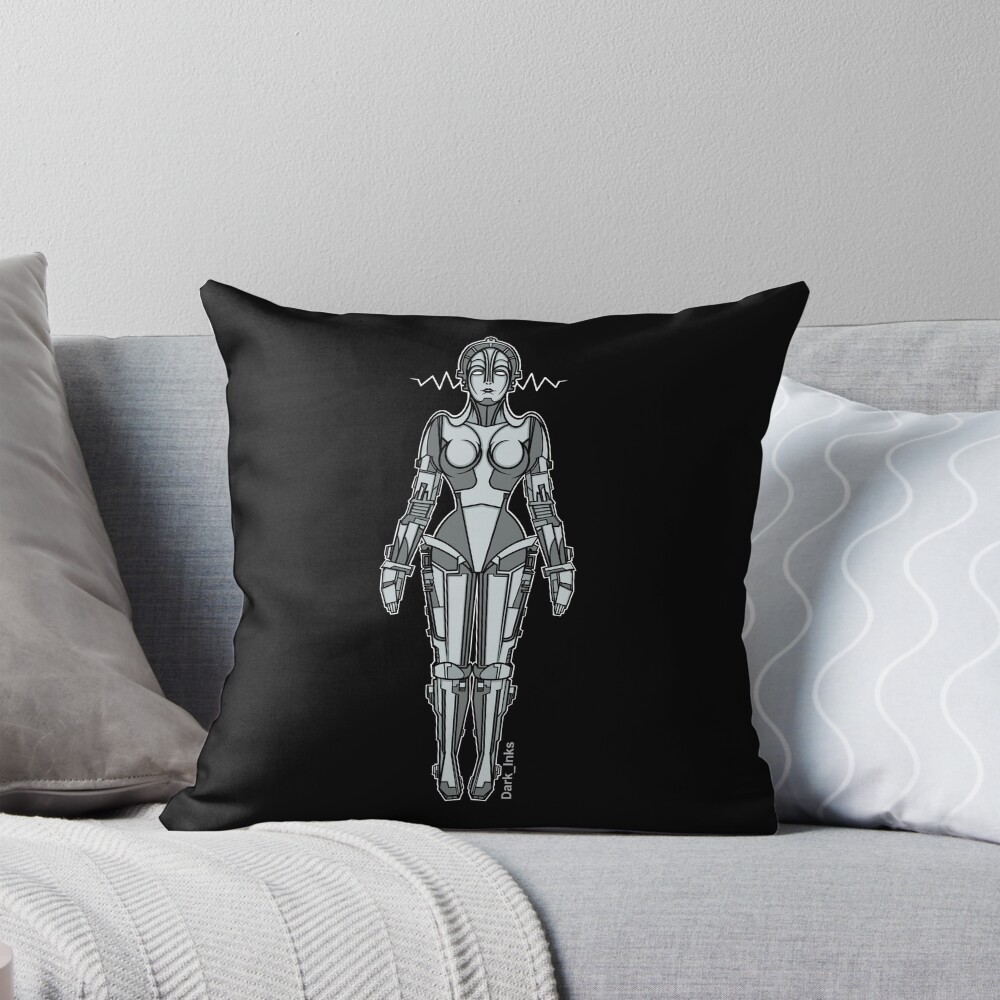 Item preview, Throw Pillow designed and sold by Dark-Inks.