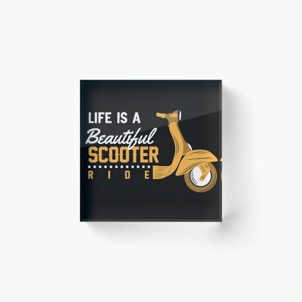 Item preview, Life is a Beautiful Scooter Ride designed and sold by IllustrT.