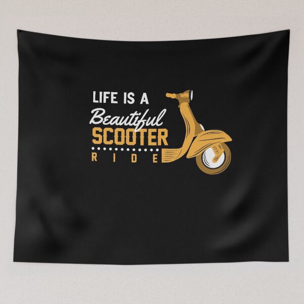 Item preview, Life is a Beautiful Scooter Ride designed and sold by IllustrT.