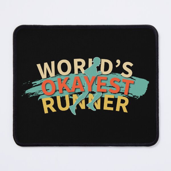 Item preview, World's Okayest Runner designed and sold by CreativeDSG.