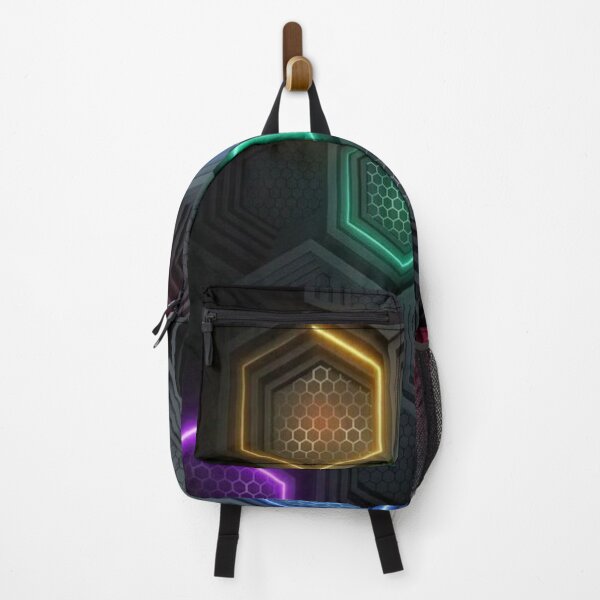 Item preview, Black and colored rectangles 3d art designed and sold by MusicSkateboard.