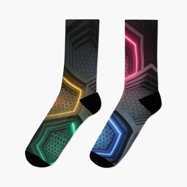 Item preview, Black and colored rectangles 3d art designed and sold by MusicSkateboard.