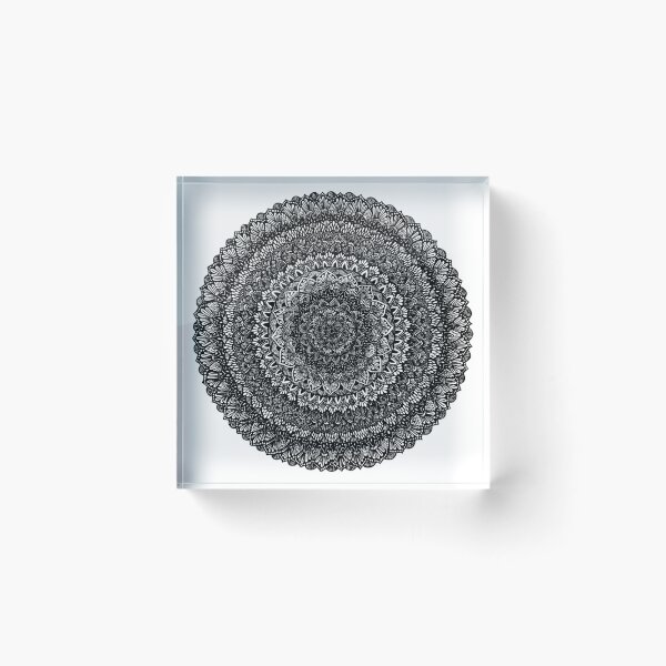 Item preview, Black & White Mandala #9 designed and sold by Carina Kay.