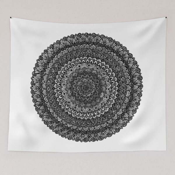Item preview, Black & White Mandala #9 designed and sold by Carina Kay.