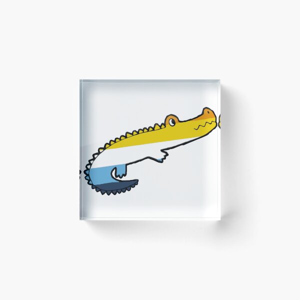 Item preview, aroace crocodile designed and sold by D0NN13D1N0.