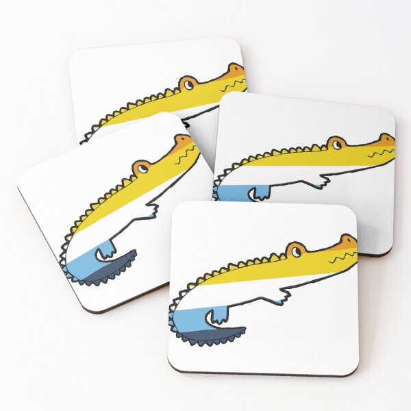 Item preview, aroace crocodile designed and sold by D0NN13D1N0.