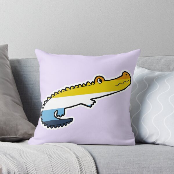 Item preview, aroace crocodile designed and sold by D0NN13D1N0.