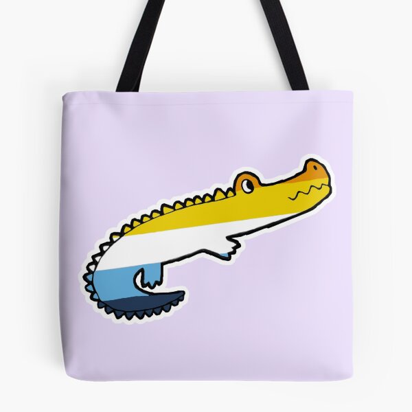 Item preview, aroace crocodile designed and sold by D0NN13D1N0.