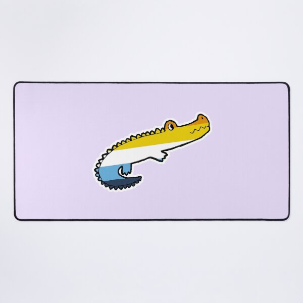 Item preview, aroace crocodile designed and sold by D0NN13D1N0.