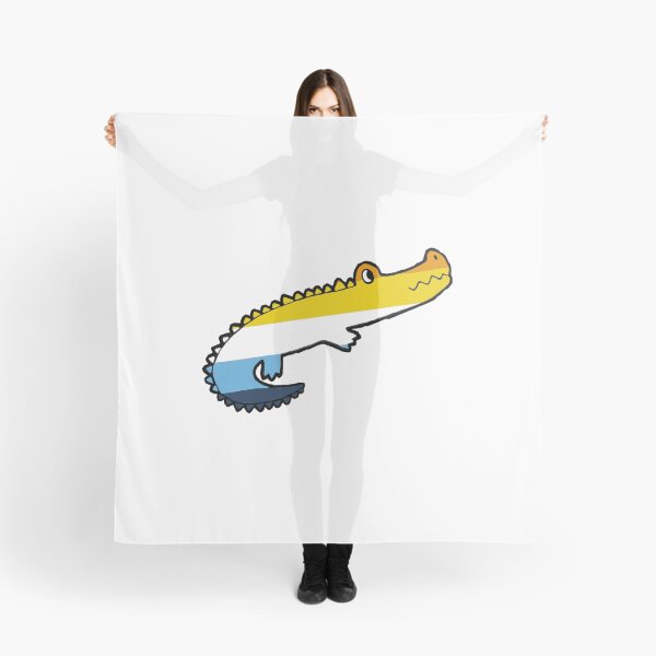 Item preview, aroace crocodile designed and sold by D0NN13D1N0.