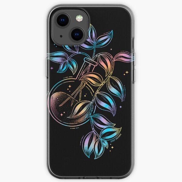 Hollow lines Tradescantia iPhone Soft Case