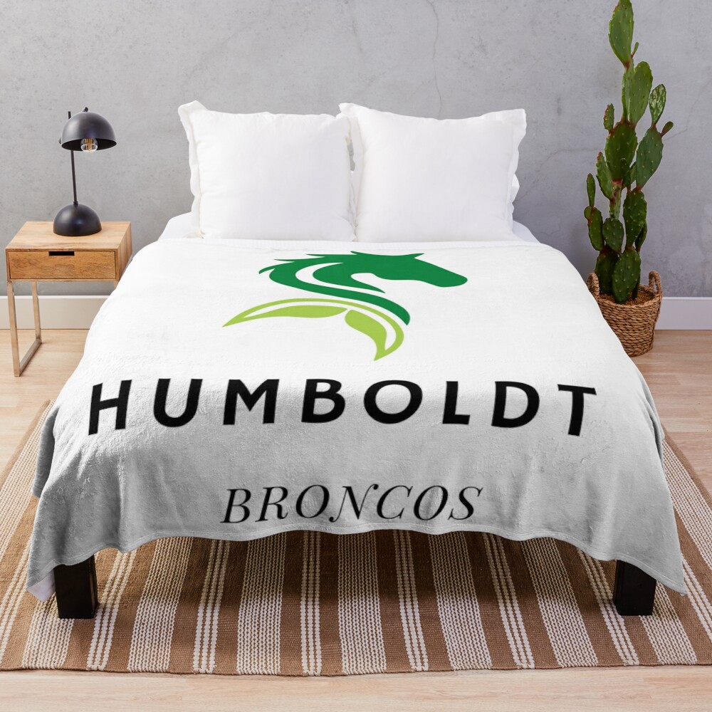 Special Purchase HUMBOLDT BRONCOS Throw Blanket Bl-229VTR5O