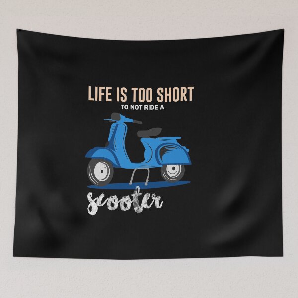 Item preview, Life is too short to not ride a scooter designed and sold by IllustrT.