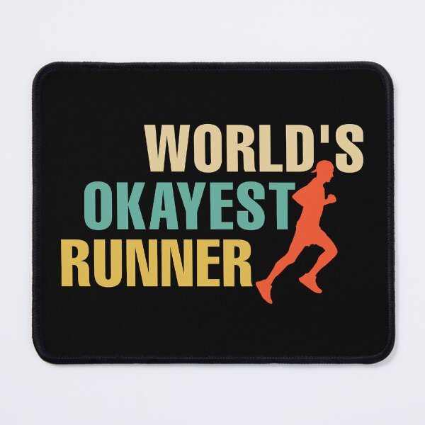 Item preview, World's Okayest Runner designed and sold by CreativeDSG.