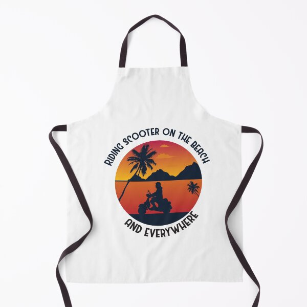 Item preview, Riding Scooter On The Beach designed and sold by IllustrT.