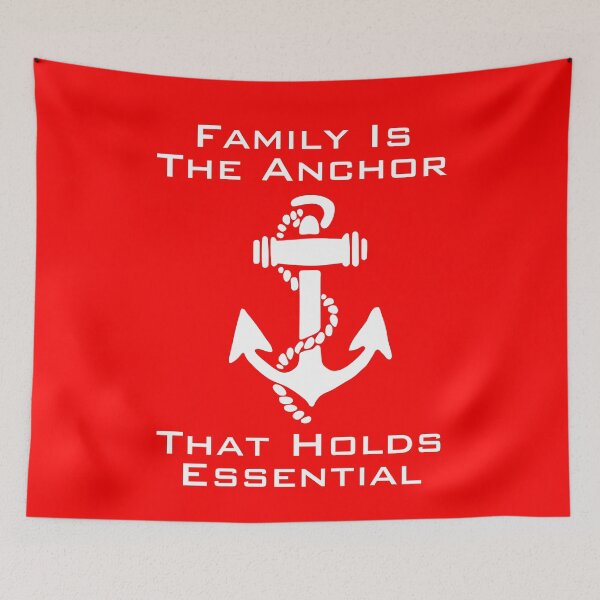 Item preview, Family Is The Anchor That Holds Essential designed and sold by Indra Agrawal.