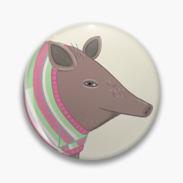 Item preview, Wild boar wearing striped sweater - pig fashion designed and sold by spiralforest.