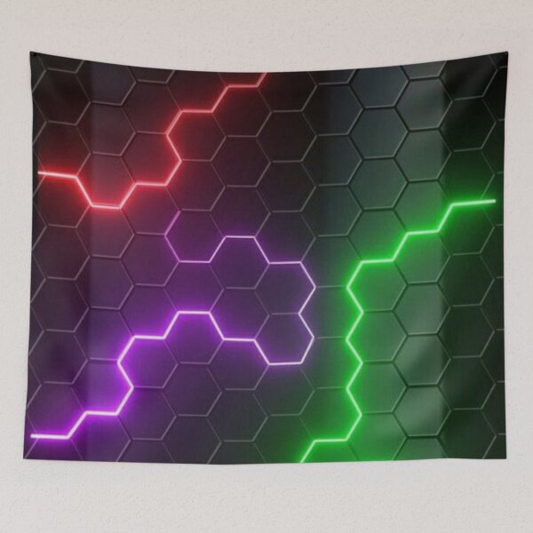 Item preview, Geometric mosaic color rectangles designed and sold by MusicSkateboard.