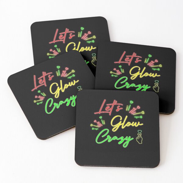 Item preview, Let's Glow Crazy retro colorful party  designed and sold by damone7.