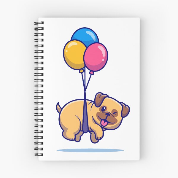 Item preview, A dog and his balloons designed and sold by bestforyouu.