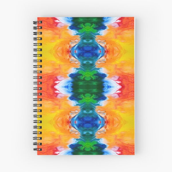 Item preview, Abstract Red, Orange, Yellow, Green, Blue, and White Painting designed and sold by Creative-Voyage.