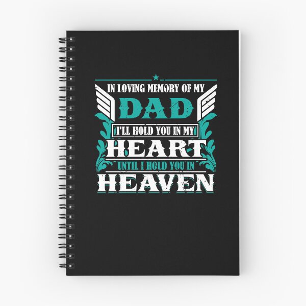 Item preview, Loving Memory Of My Dad I'll Hold You In My Heart Memorial designed and sold by Dressed For  Duty.