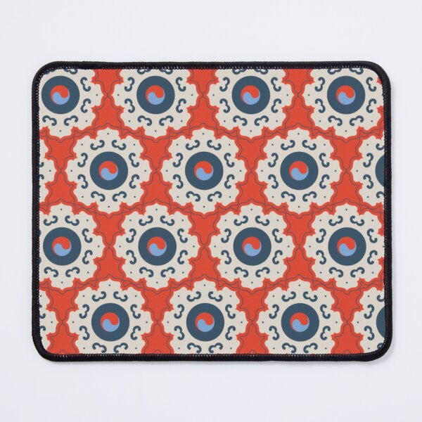 Item preview, Red Blue Hanbok design Elegant Korea Art Design K-pop K-drama K-culture Traditional 한글 Hangul 한복 designed and sold by OakTreeDesign.