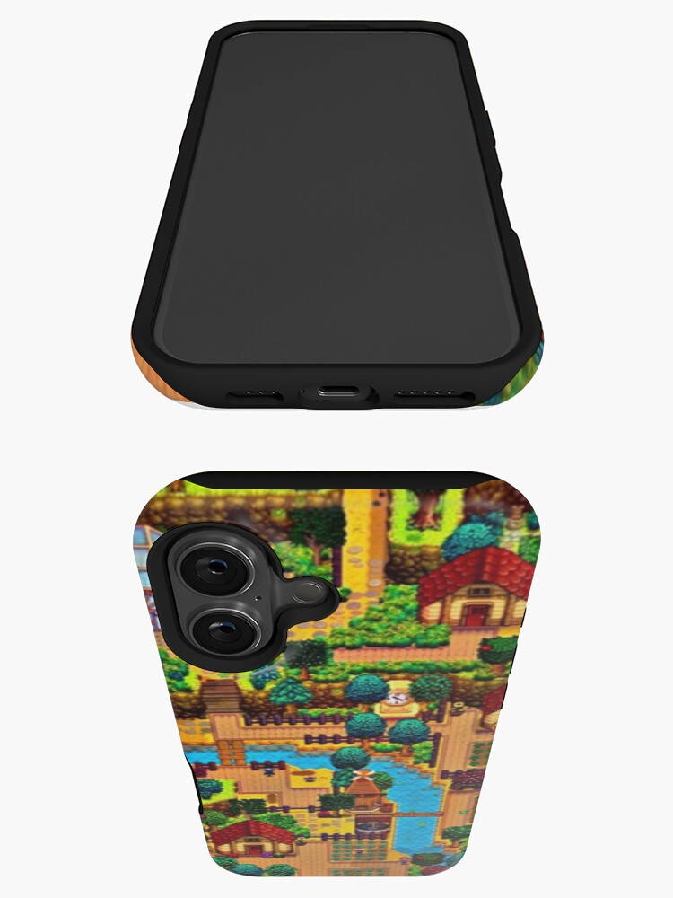 Aperçu 3 sur 4. Coque iPhone avec l'œuvre Carte de la vallée de Stardew créée et vendue par Carinamay.
