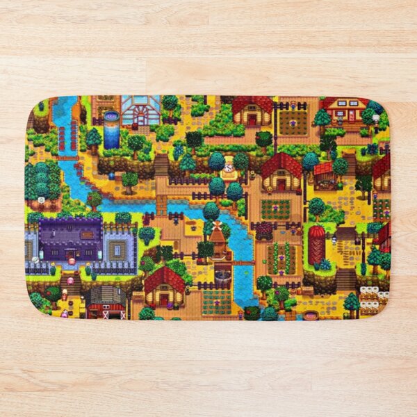 Item preview, Stardew valley map designed and sold by Carinamay.