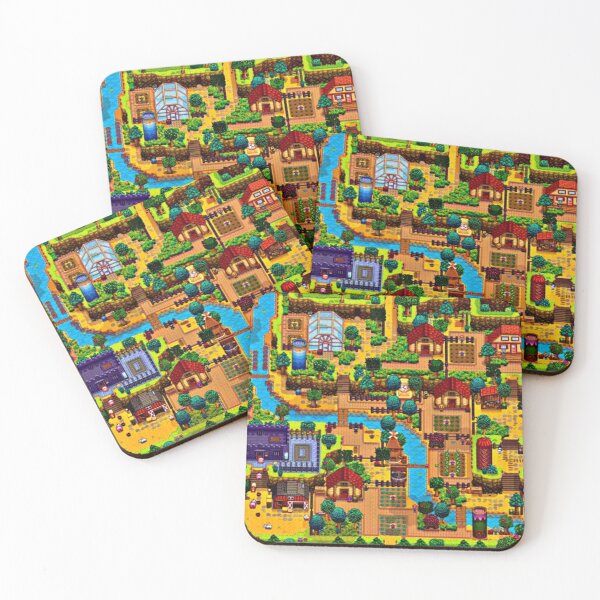 Item preview, Stardew valley map designed and sold by Carinamay.