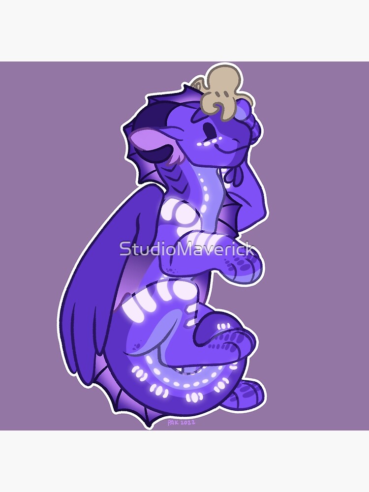 "Indigo and Blob WOF Wings of Fire" Art Print by StudioMaverick