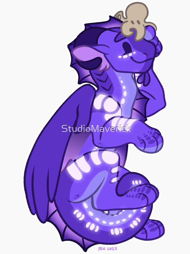 "Indigo and Blob WOF Wings of Fire" Sticker for Sale by