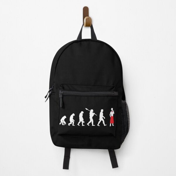 Item preview, Koch red apron - evolution of man / Darwin designed and sold by Mohja-Design.