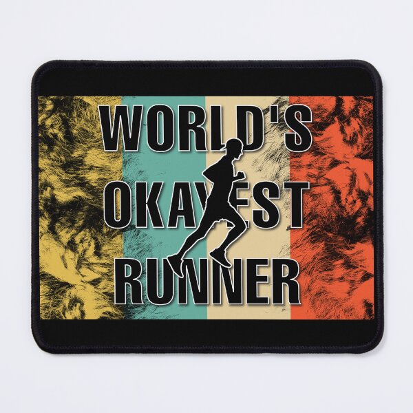 Item preview, World's Okayest Runner designed and sold by CreativeDSG.
