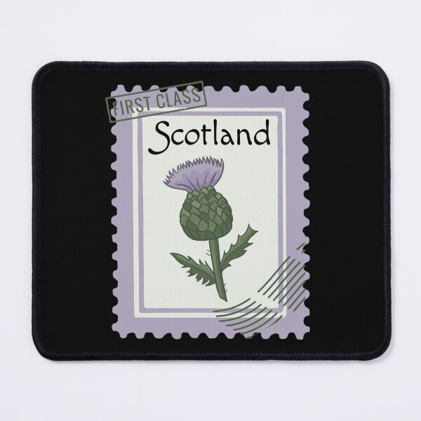 Item preview, Scotland Thistle Flower Postage Stamp designed and sold by sunburstdesigns.