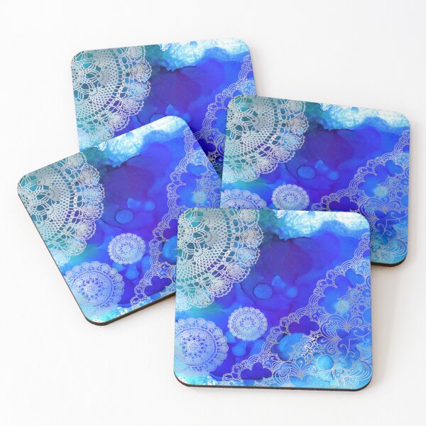 Item preview, Blue Abstract 58 designed and sold by artbylucie.