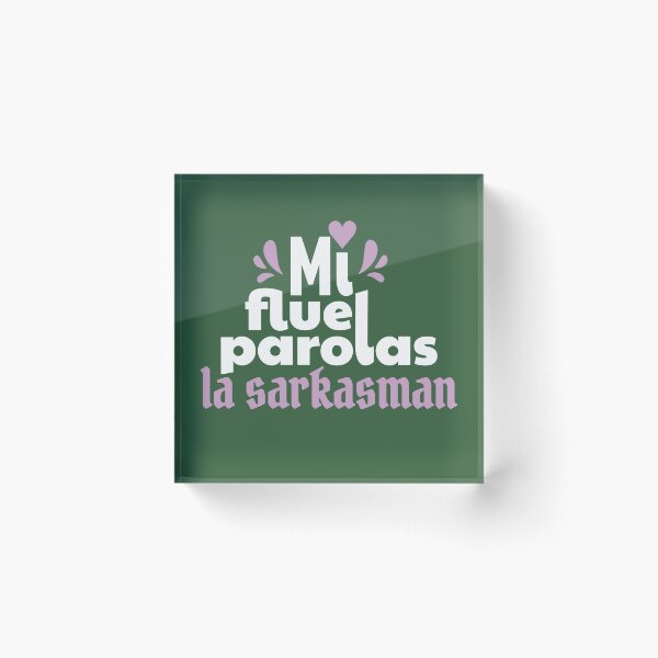 Item preview, Mi flue parolas la sarkasman designed and sold by Zebastjan Johanzen.