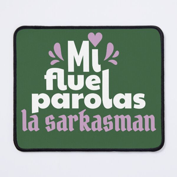 Item preview, Mi flue parolas la sarkasman designed and sold by Zebastjan Johanzen.