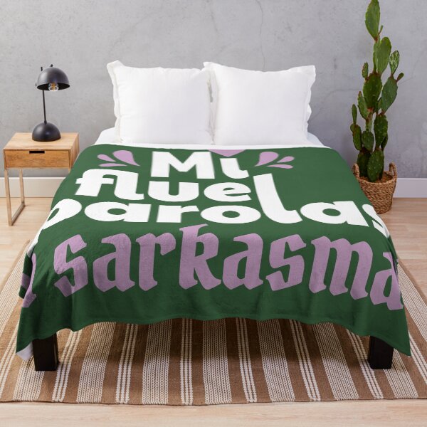 Item preview, Mi flue parolas la sarkasman designed and sold by Zebastjan Johanzen.