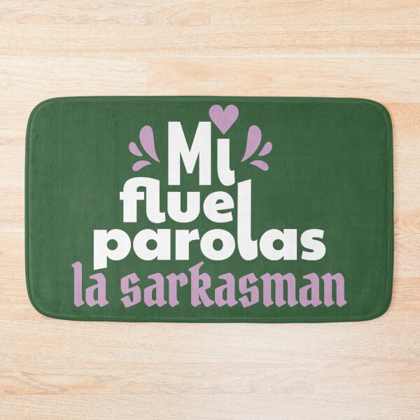 Item preview, Mi flue parolas la sarkasman designed and sold by Zebastjan Johanzen.