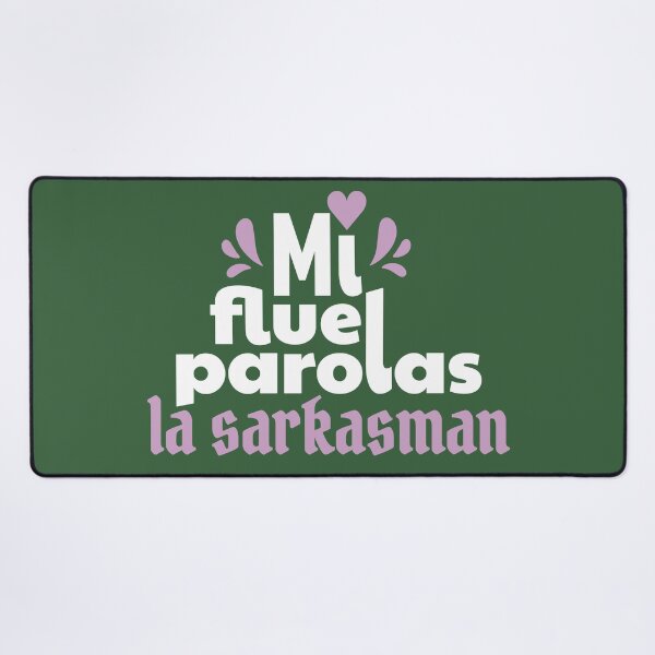 Item preview, Mi flue parolas la sarkasman designed and sold by Zebastjan Johanzen.