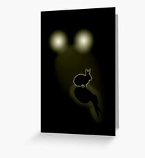 Rabbit in your headlights (Card) Greeting Card
