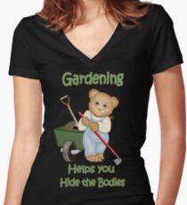 Gardening Tips Women's Fitted V-Neck T-Shirt