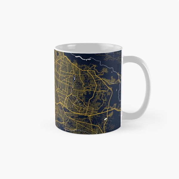 Item preview, Guadalajara City Map of Jalisco, Mexico - Gold Art Deco designed and sold by deMAP.