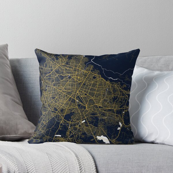 Item preview, Guadalajara City Map of Jalisco, Mexico - Gold Art Deco designed and sold by deMAP.