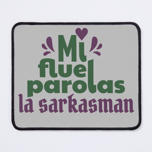 Item preview, Mi flue parolas la sarkasman (Hela) designed and sold by Zebastjan Johanzen.