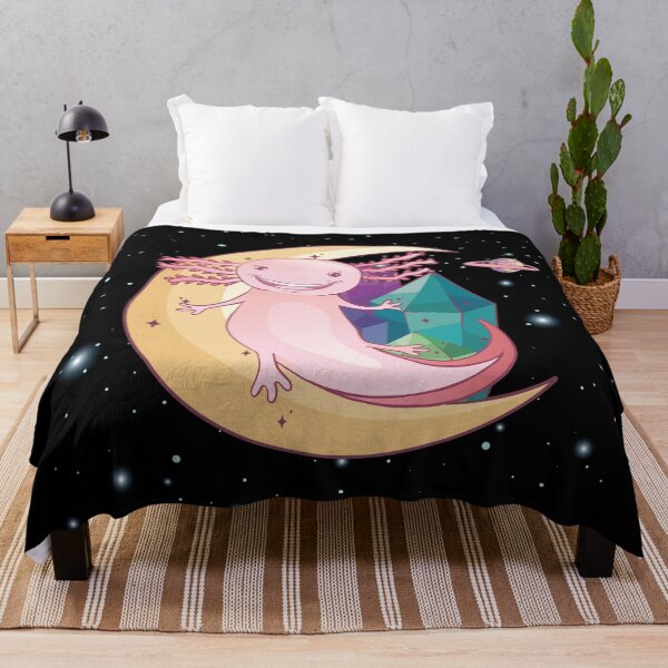 Item preview, Smiling Axolotl On The Moon designed and sold by artado.