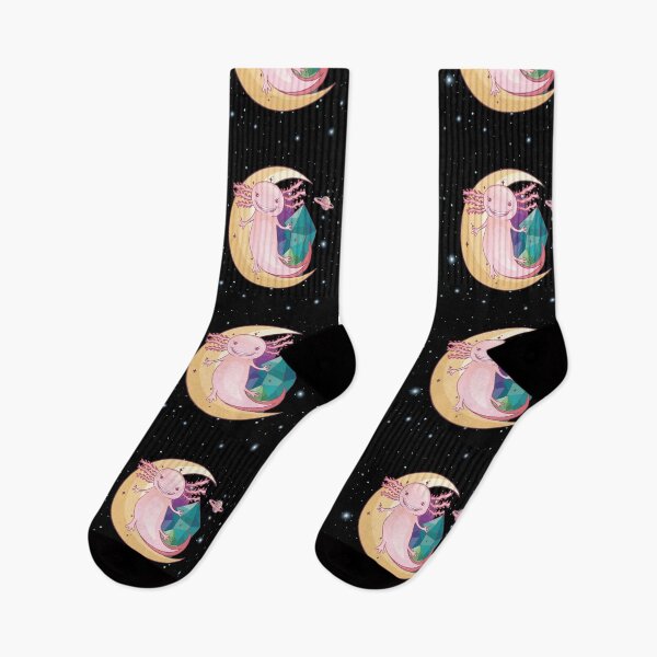 Item preview, Smiling Axolotl On The Moon designed and sold by artado.