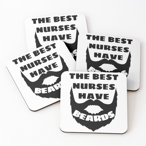 Item preview, The Best Nurses have Beards designed and sold by Indra Agrawal.